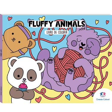 Fluffy Animals - Livro De Colorir