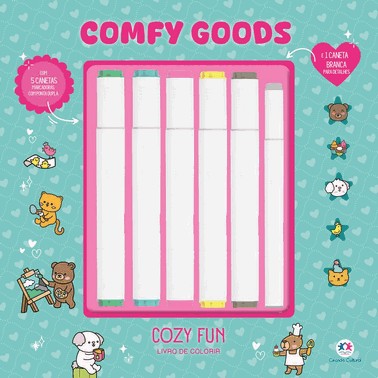 Cozy Fun - Livro De Colorir Com Marcadores