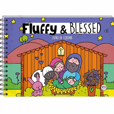 Fluffy And Blessed - Livro De Colorir