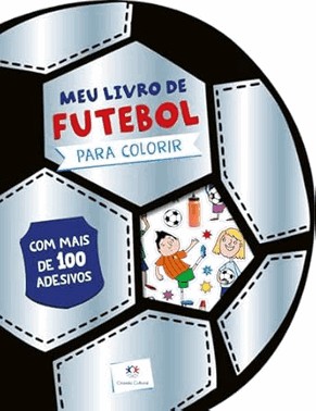 Meu Livro De Futebol Para Colorir Com Adesivos