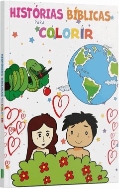Histórias Bíblicas Para Colorir - Capa Estrelas