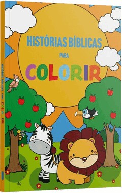 Histórias Bíblicas Para Colorir - Capa Animaizinhos De Deus