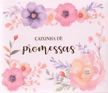 Caixinha De Promessas - Flores Mista