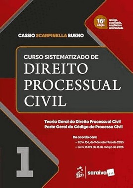 Curso Sistematizado De Direito Processual Civil - Vol.1 - 16ª Edicao 2026
