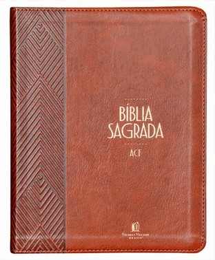 Biblia Acf Com Espaco Para Anotacoes, Couro-Soft Marrom, Leitura Perfeita