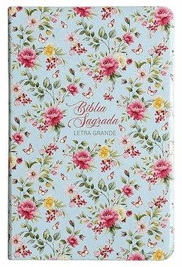 Biblia Nvi Letra Grande, Capa Luxo Com Trilateral Decorada