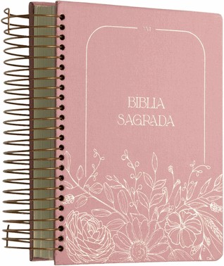 Biblia Nvi - Com Espaco Para Anotacoes Central - Rosa Floral - Leitura Perfeita