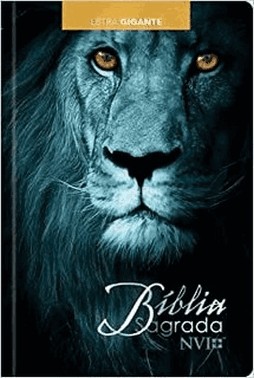 Biblia Sagrada Nvi - Letra Gigante - Leao Azul