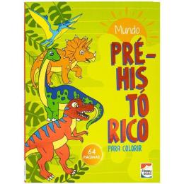 Viva Ds Cores! - Livro De Colorir: Mundo Pre-Historico