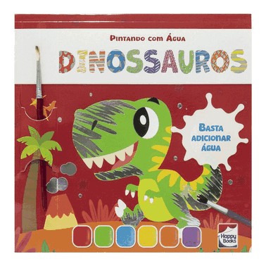 Pintando Com Agua - Dinossauro