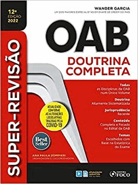Super Revisao Oab Doutrina Completa 2022 - 12 Ed