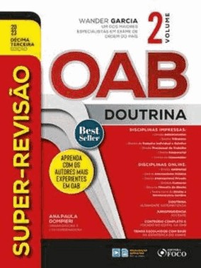 Super Revisao Oab - Doutrina Completa - 13 Ed - 2023 - Vol 2