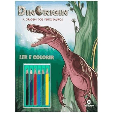 Dinorigin - Ler E Colorir Com Lapis
