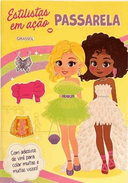 Estilistas Em Acao - Passarela - Com Adesivos De Vinil Para Colar Muitas Vezes!