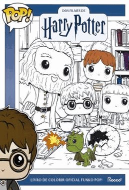 Livro De Colorir Oficial Funko Pop! - Dos Filmes De Harry Potter