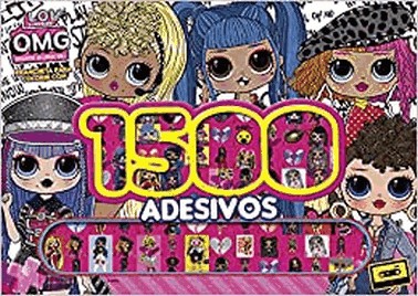 L.O.L. Surprise! Omg - Prancheta Para Colorir Com 1500 Adesivos