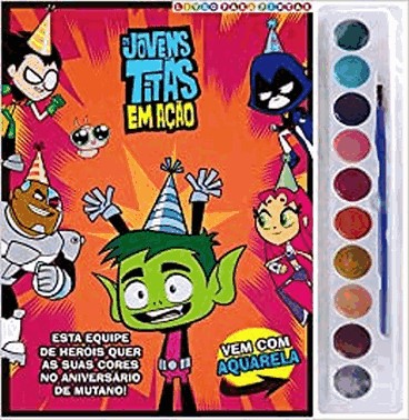 Jovens Titas - Para Pintar - Aquarela 10 Cores