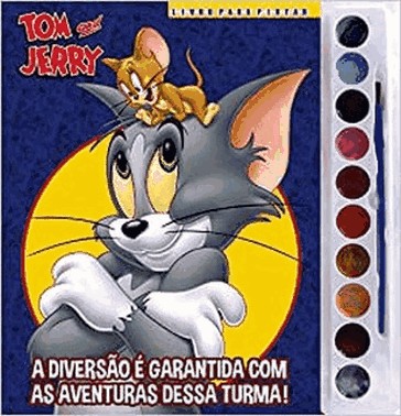 Tom E Jerry Para Pintar Com Aquarela