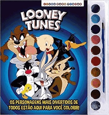Looney Tunes Livro Para Pintar Com Aquarela