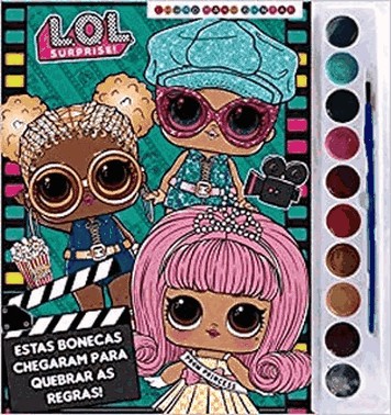 Lol Surprise - Livro Para Pintar Com Aquarela