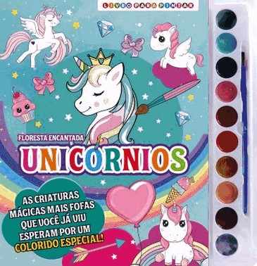 Floresta Encantada Para Pintar Com Aquarela