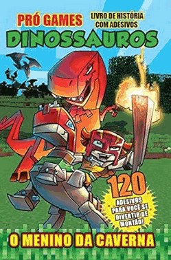 Livro De Historia Com Adesivos - Dinossauros