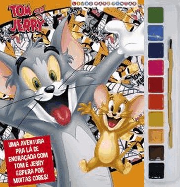 Livro Para Pintar - Tom E Jerry