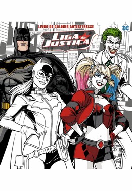Liga Da Justica - De Colorir Antiestresse