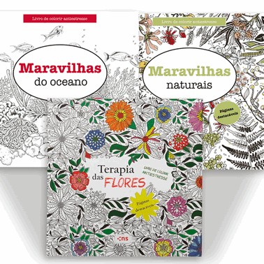 Colecao Terapia Das Cores – Livros Para Colorir Antiestresse
