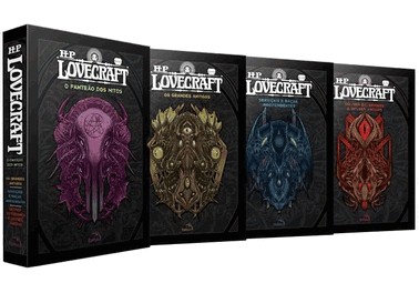 Box H. P. Lovecraft - O Panteão Dos Mitos + Pôster + Marcadores
