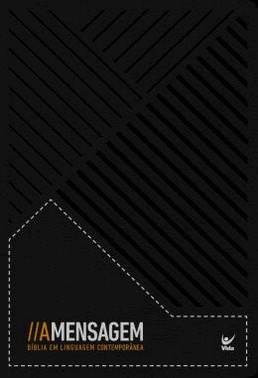 Biblia A Mensagem - Letra Gigante - Biblia Em Linguagem Contemporanea - Preta