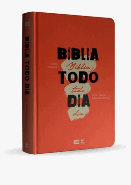 Biblia Todo Dia Letra Grande - Capa Laranja