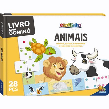 Escolinha Todolivro - Livro Com Domino - Animais