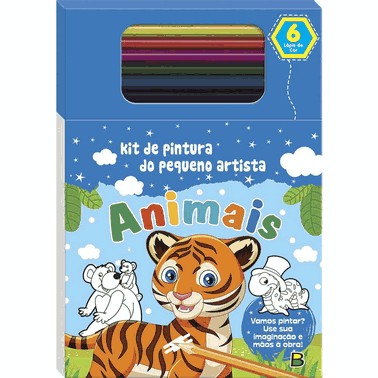Kit De Pintura Do Pequeno Artista: Animais
