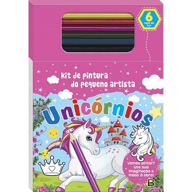 Kit De Pintura Do Pequeno Artista: Unicornios