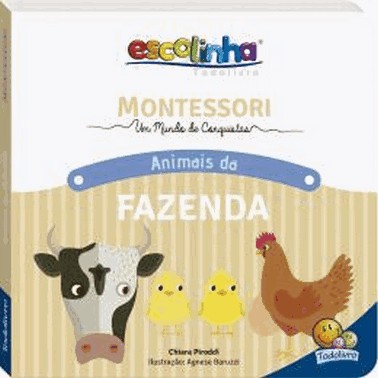 Escolinha Todo- Montessori - Animais Da Fazenda