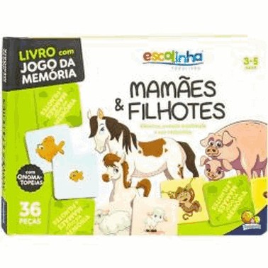 Escolinha Todolivro - Livro Com Jogo Da Memoria: Mamaes & Filhotes