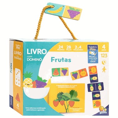 Todolivro Play - Livro Com Domino - Frutas