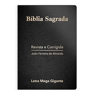Biblia Arc Meha Gigante - Luxo Preta - A Maior Letra Biblica Do Mercado