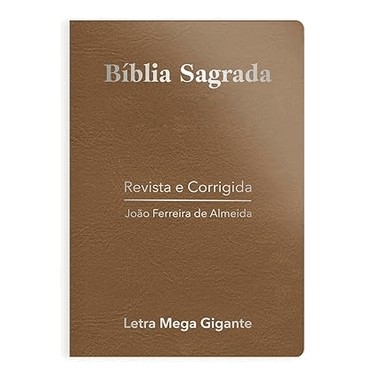 Biblia Arc Meha Gigante - Luxo Bege - A Maior Letra Biblica Do Mercado