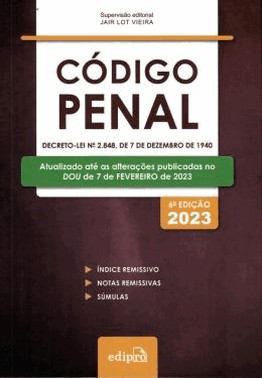 Codigo Penal - Decreto-Lei 2848, De 7 De Dezembro De 1940 - 6 Ed
