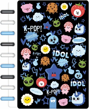 K-Pop - Diário Inteligente Com Discos