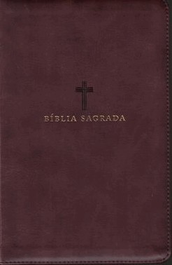 Biblia Sagrada Acf, Couro Soft, Marrom, Letra Gran