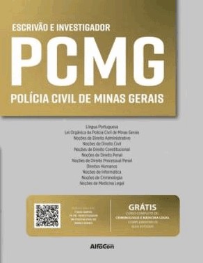 Pcmg - Escrivão E Investigador Da Policia Civil Do Estado De Minas Gerais