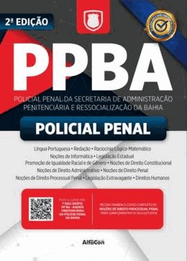 Ppba - Policial Penal Da Secretaria De Administracao Penitenciaria E Ressocializacao Da Bahia