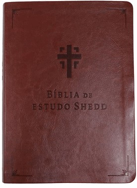 Bíblia De Estudo Shedd - Couro Sintético Marrom