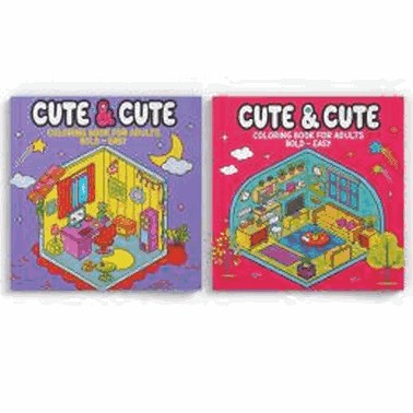 Colecao Cute & Cute - Coloring Book For Adults