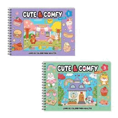 Combo Cute & Comfy Super Extra - Edicao 02 - Kit Com 2 Livros - Capa Dura Holografica