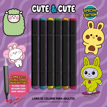 Cute & Cute - Special Edition - Livro De Colorir Adulto