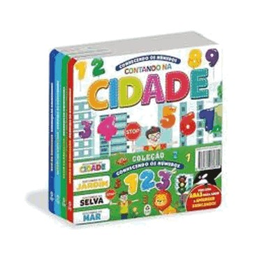 Colecao Conhecendo Os Numero - Kit Com 4 Livrinhos